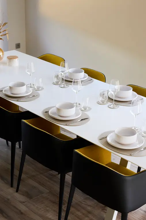 La table dressée, détail