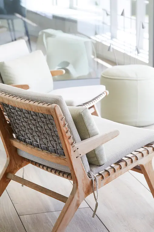 Un fauteuil de la loggia